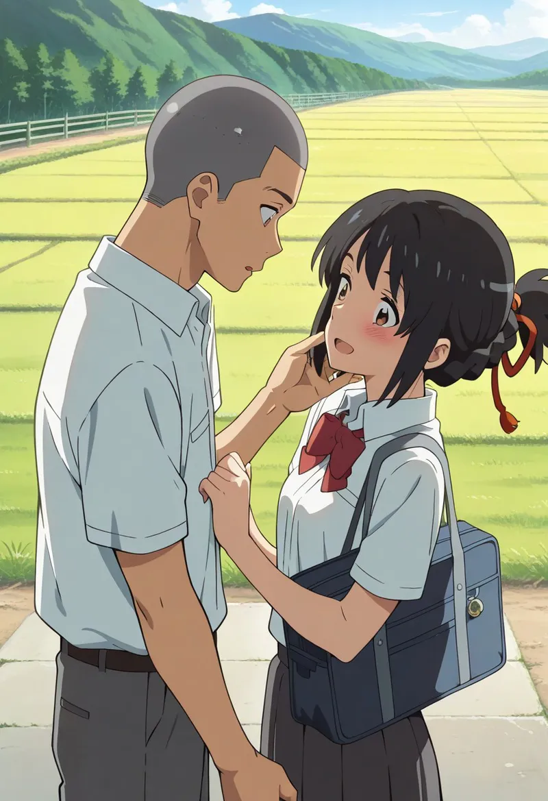 Mitsuha sex in the woods Page.87