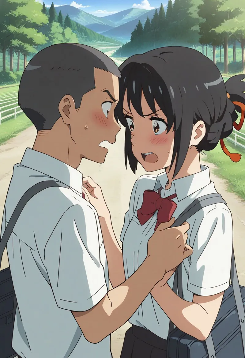 Mitsuha sex in the woods Page.95