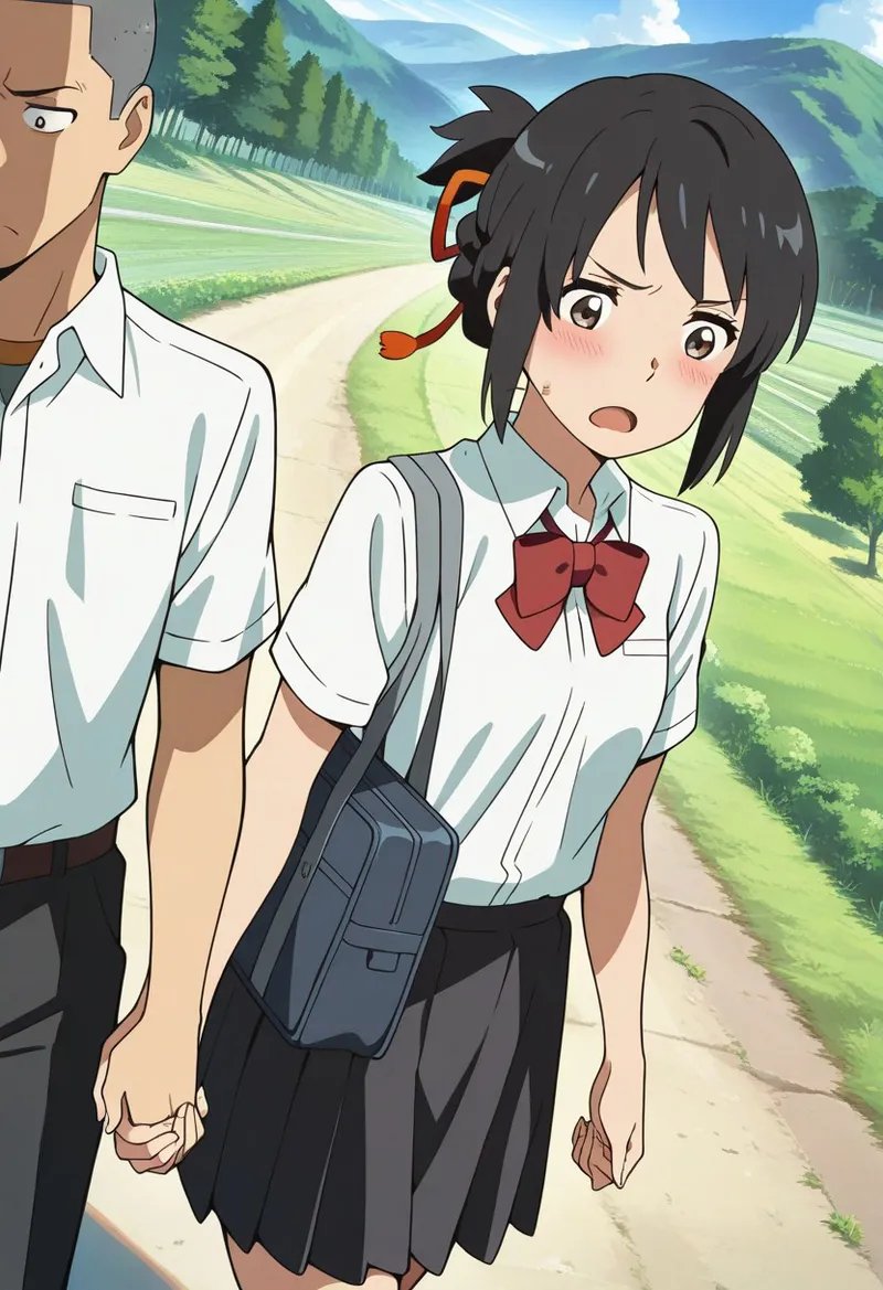 Mitsuha sex in the woods Page.96