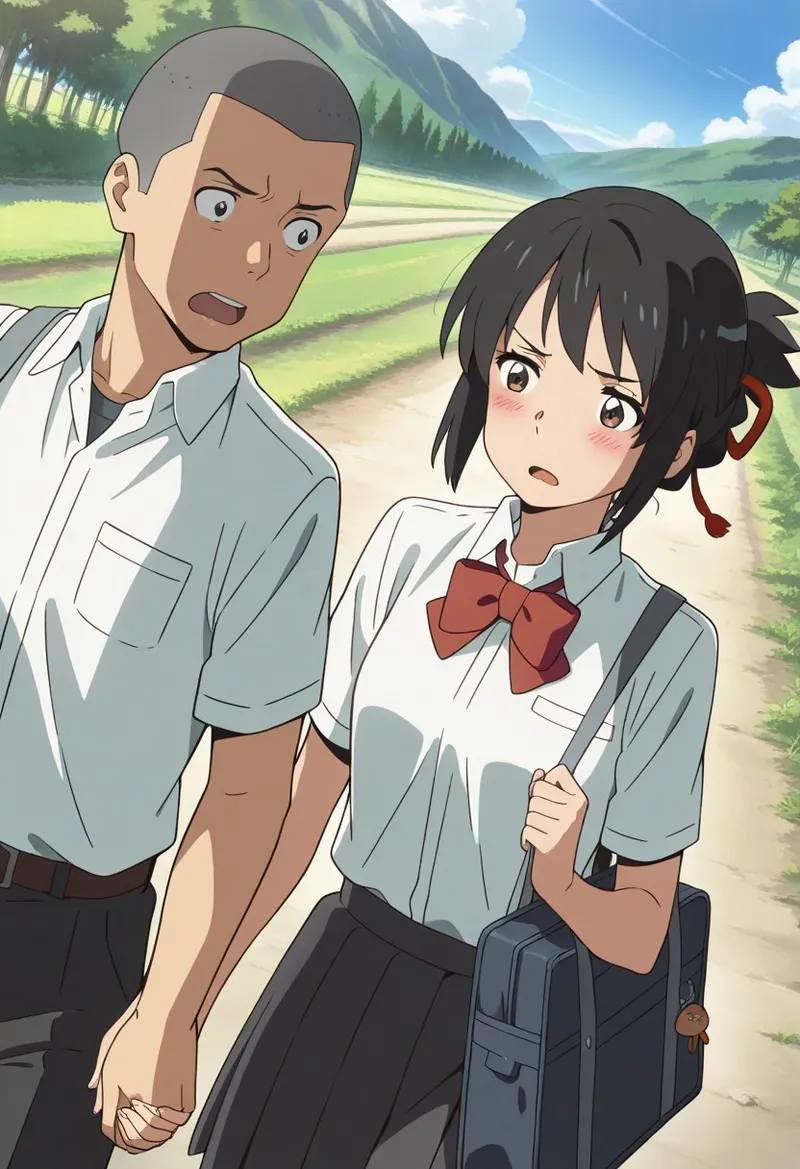 Mitsuha sex in the woods Page.97