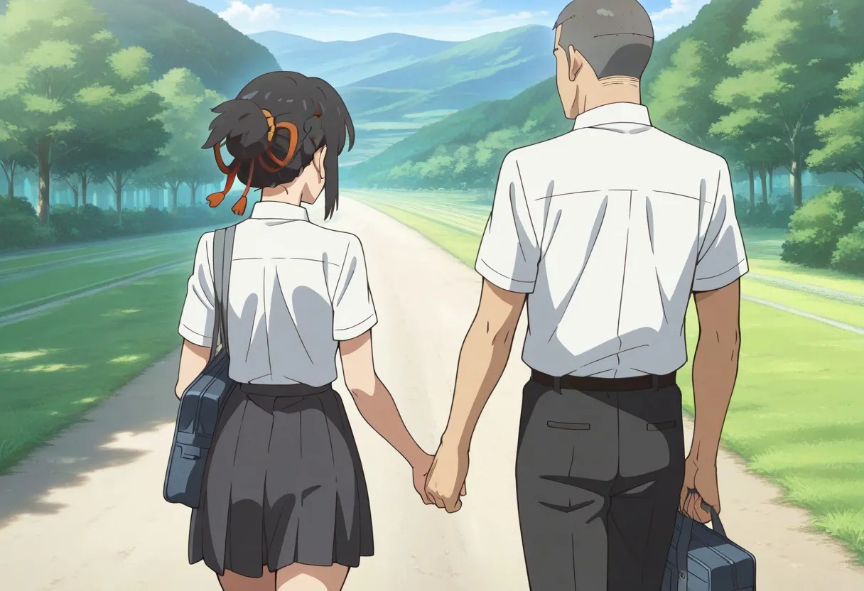 Mitsuha sex in the woods Page.99