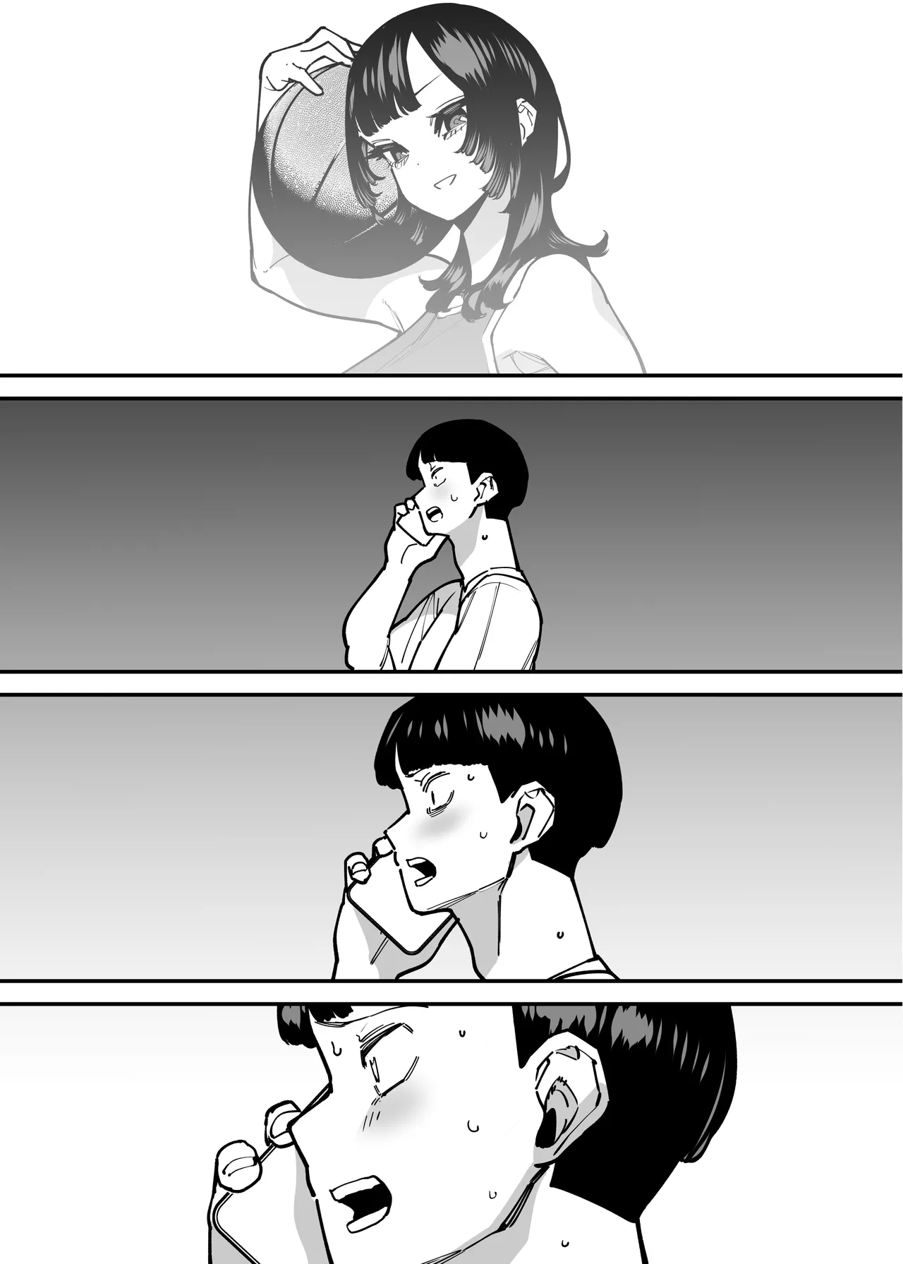 セフレの幼馴染みを知らないおっさんに寝盗られた話 バスケ部ちゃんは性欲が強すぎる外伝 Page.106