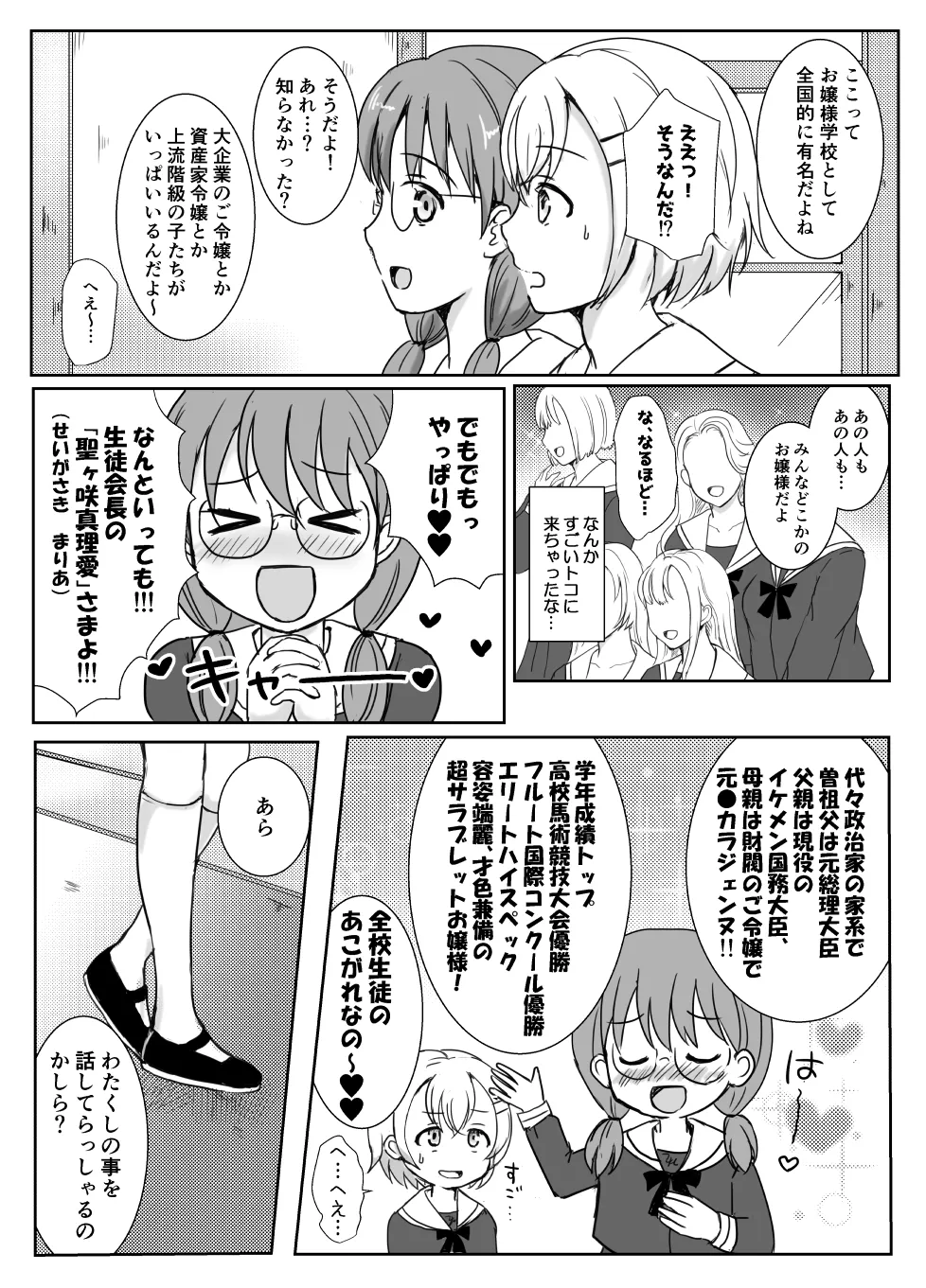 志望校に全落ちしたボクがお嬢様学校に入学した話 Page.6