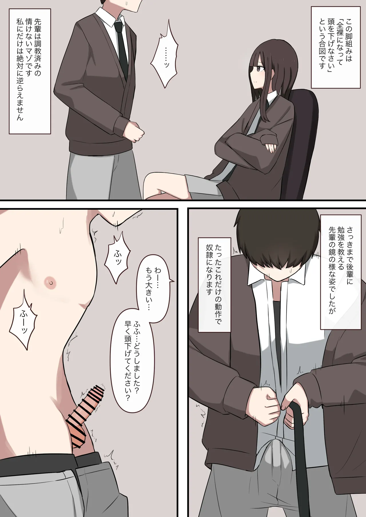 大好きな先輩の雑魚マゾ調教日記 Page.3
