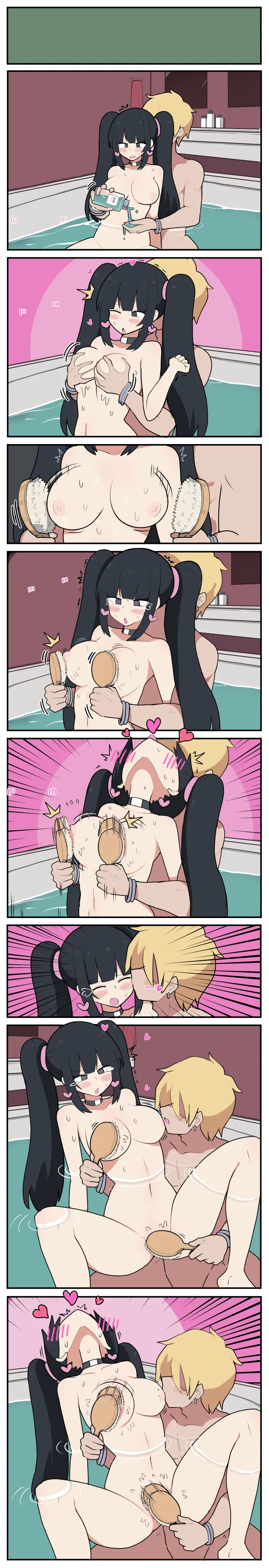 巫女ちゃん×混浴おじさん Page.31