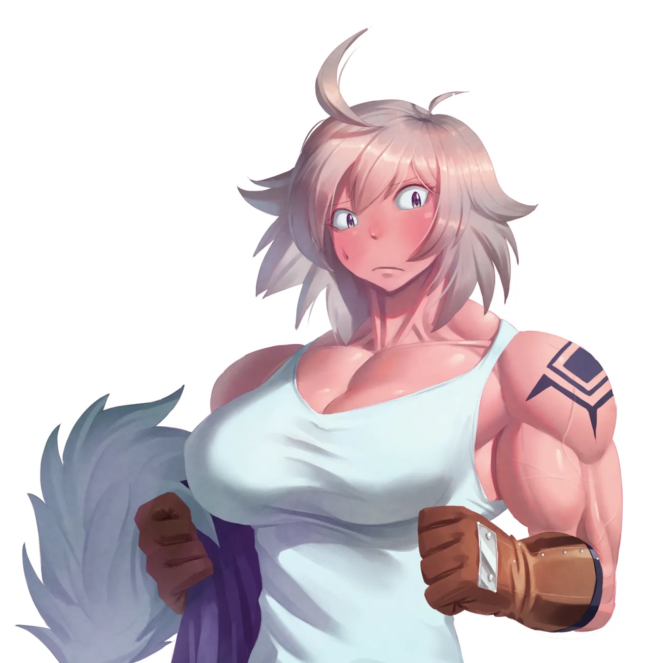 muscle girl art Page.114