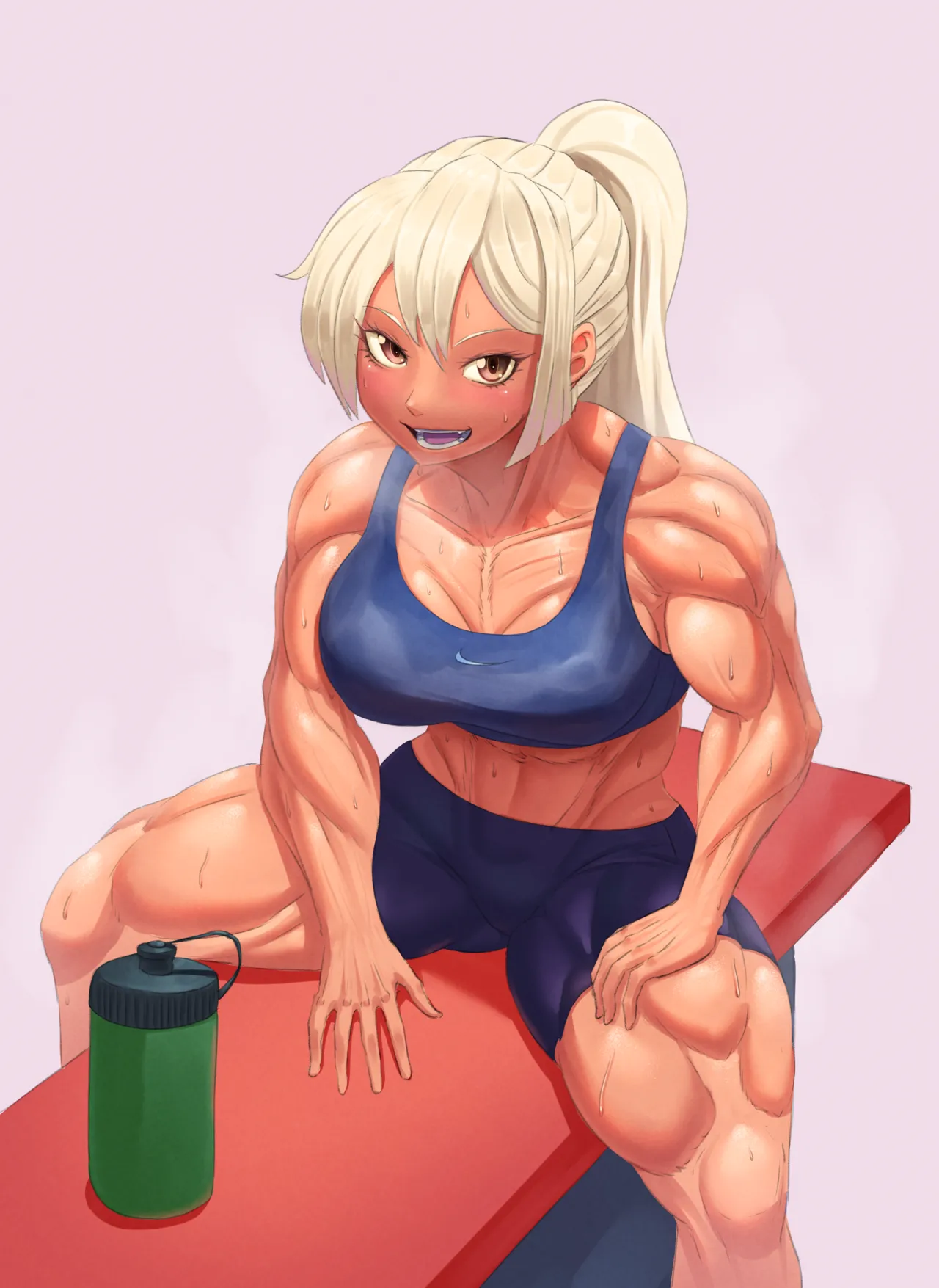 muscle girl art Page.130