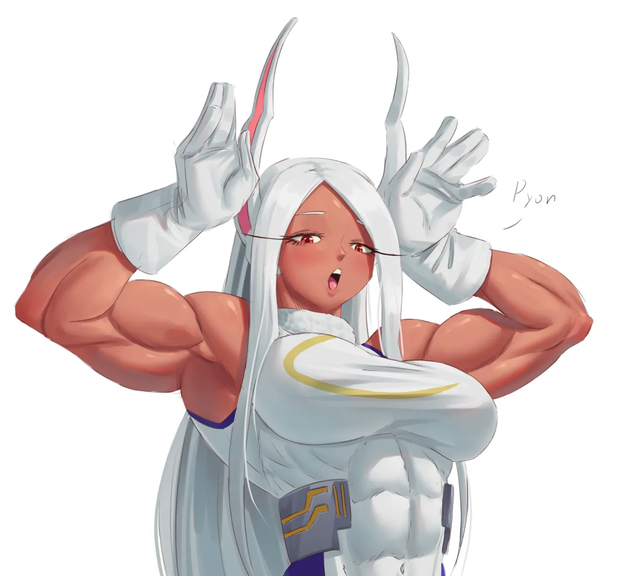 muscle girl art Page.142