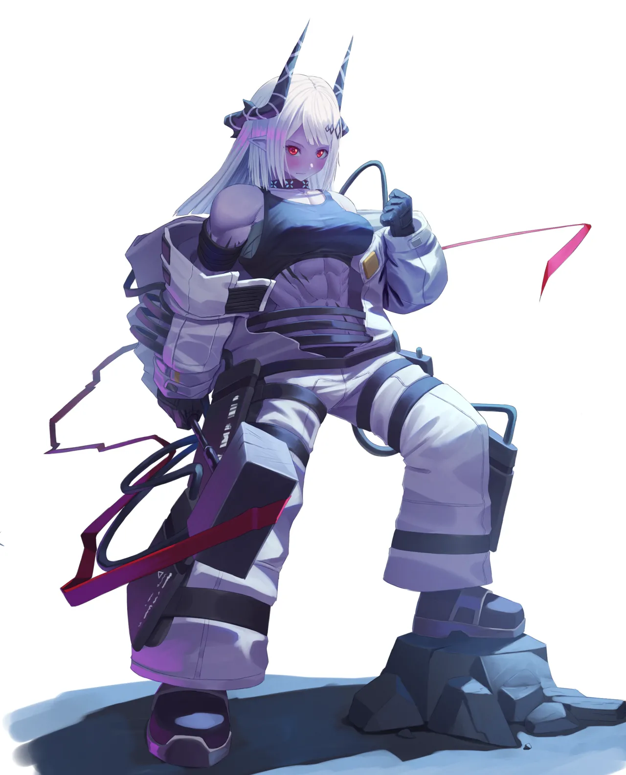 muscle girl art Page.163