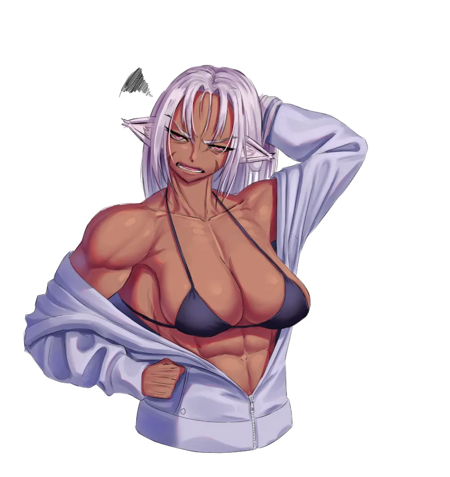 muscle girl art Page.193