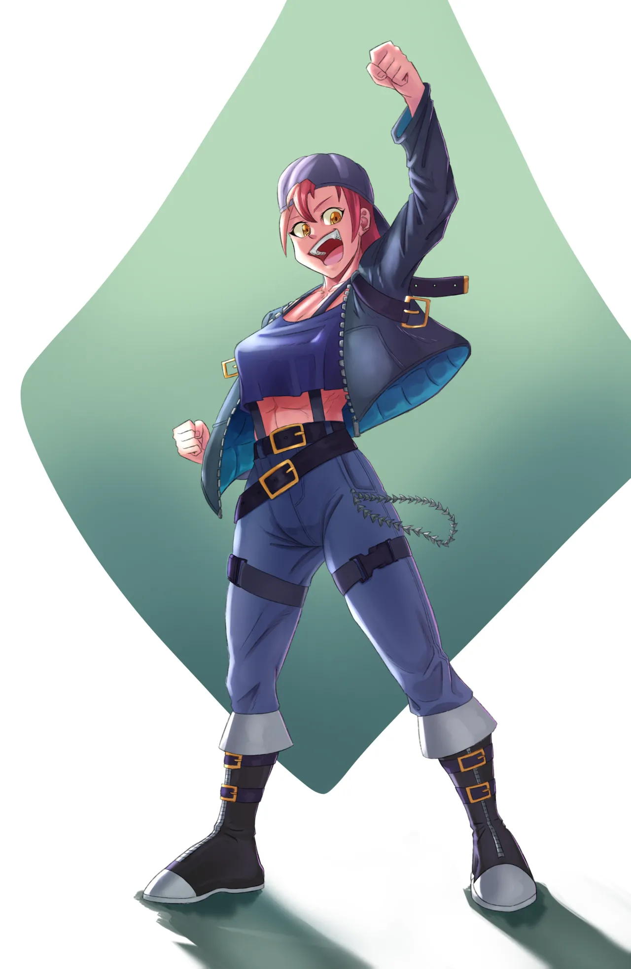 muscle girl art Page.214