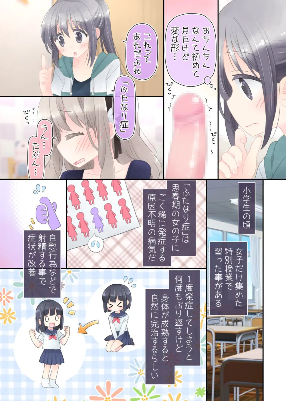ヒミツのふたなり治療法 Page.8