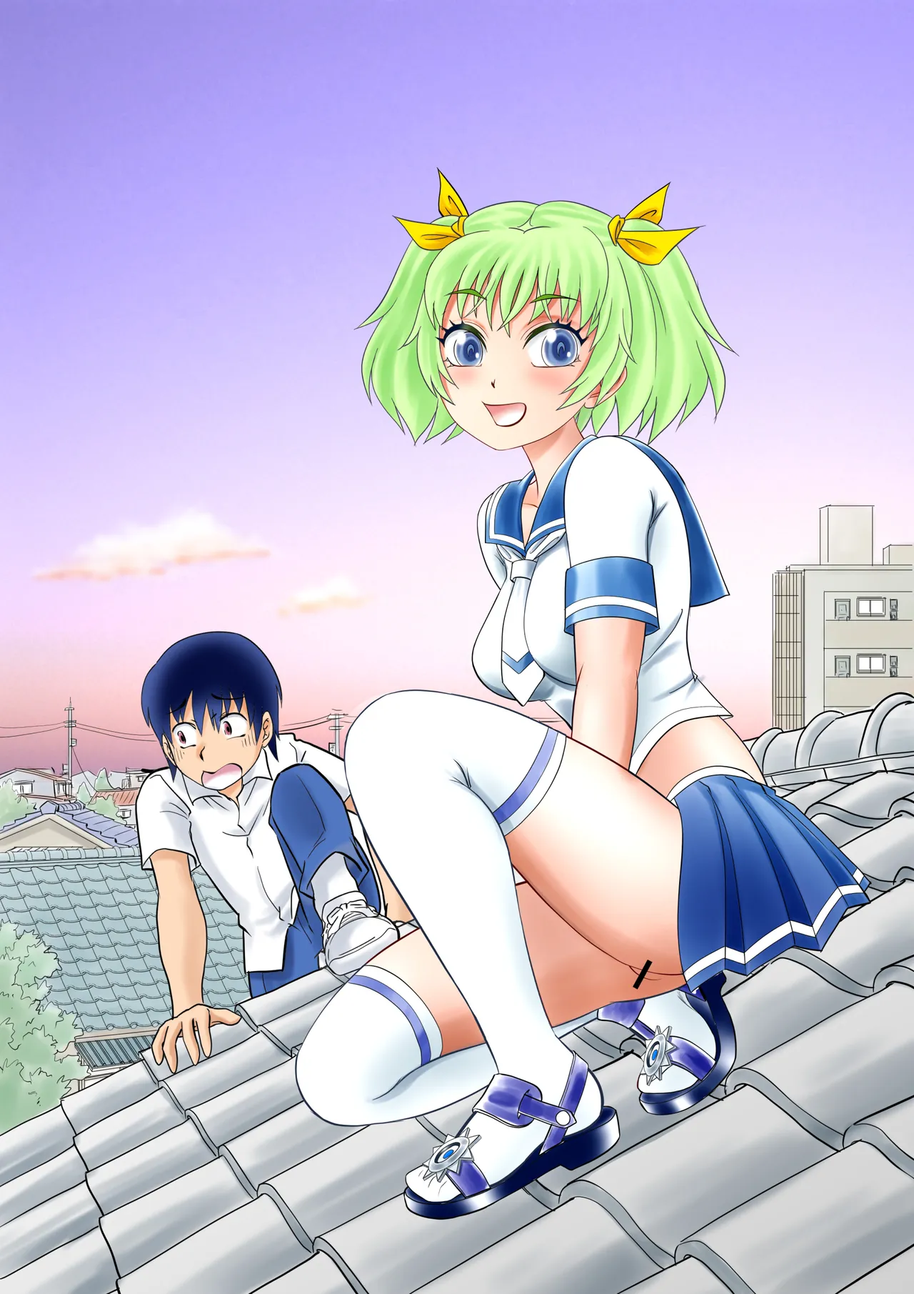 部屋に呼んだ魔女っ子に嫉妬されアニキャラで女体化されたった! Page.56