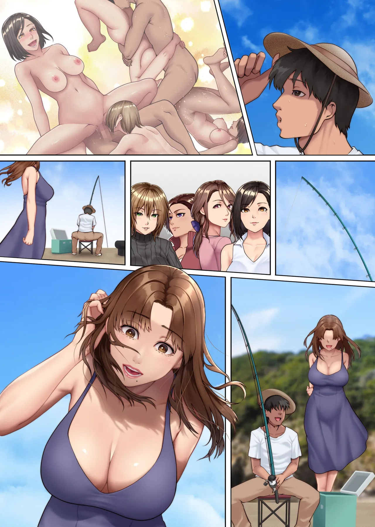 欲求不満妻しかいない島3 ～エッロい風習のある島でモラ夫から人妻を寝取ってハラマセル～ Page.24