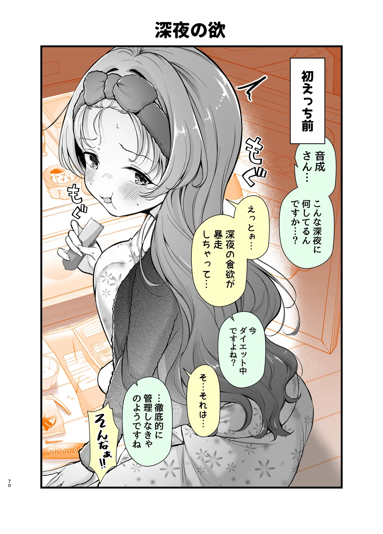 エロ甘彼女ちゃんとおつかれえっち Page.67