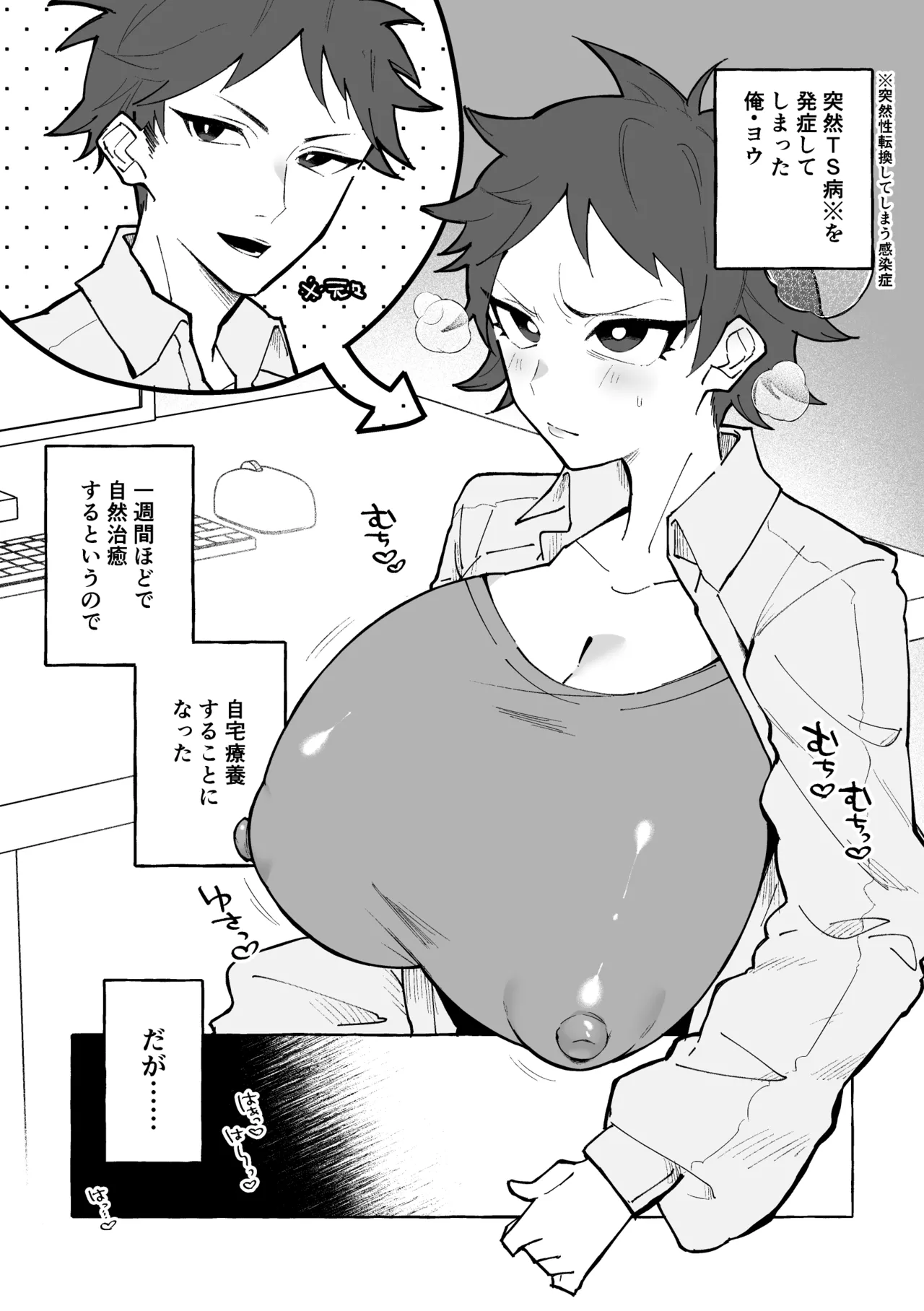 TS病で女体化した兄は妹ちんぽの虜♡ Page.2