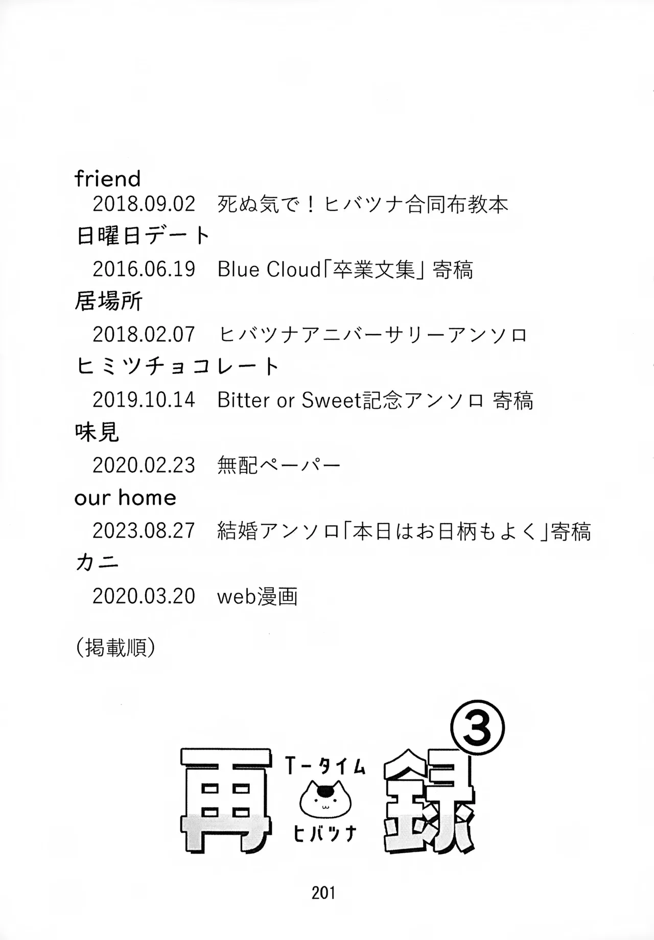 Ｔ－タイム再録本３ Page.202