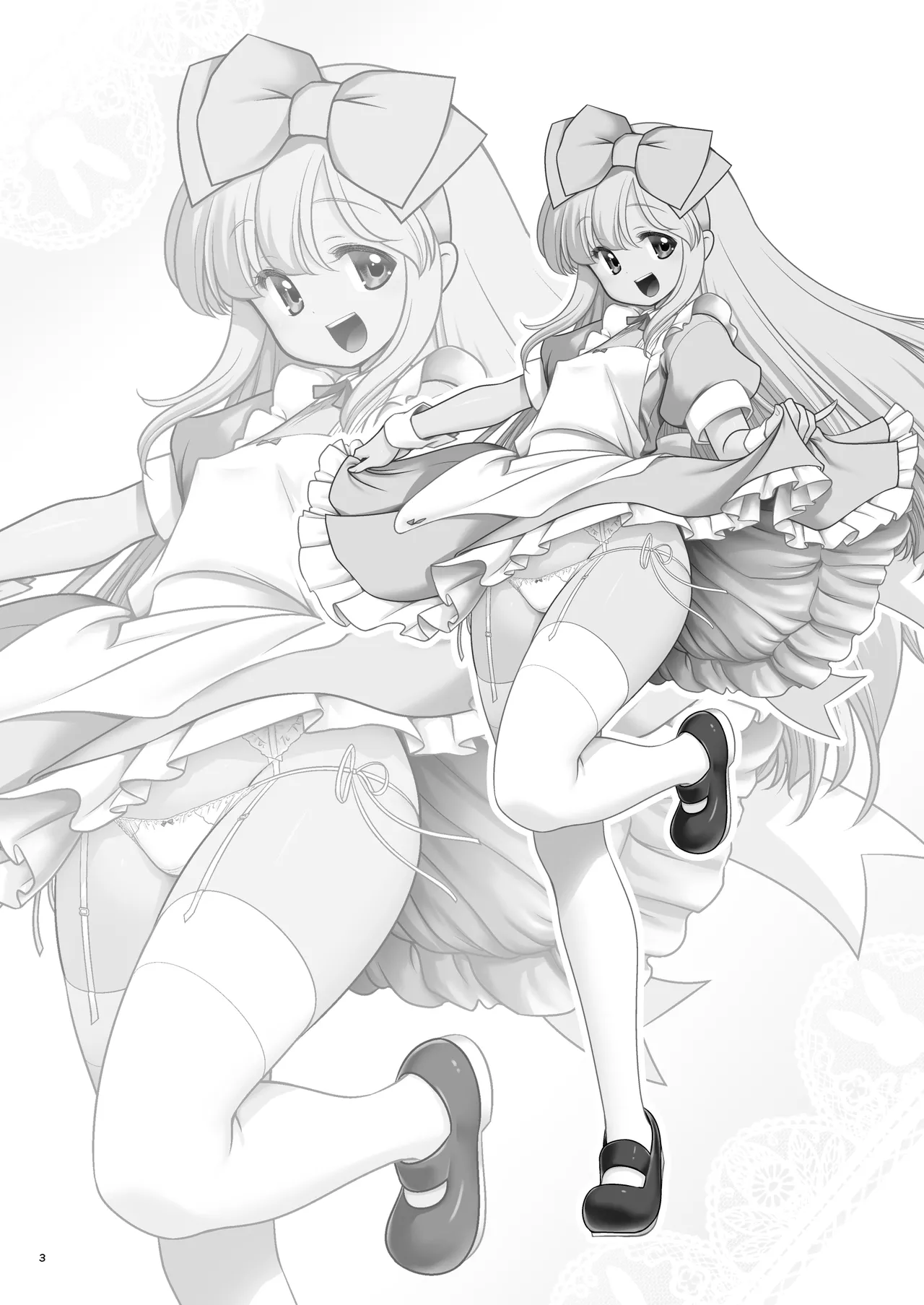 物語通りにしか動けない絵本の中のアリス達は鏡の国でもエッチなことヤりたい放題❤ Page.3