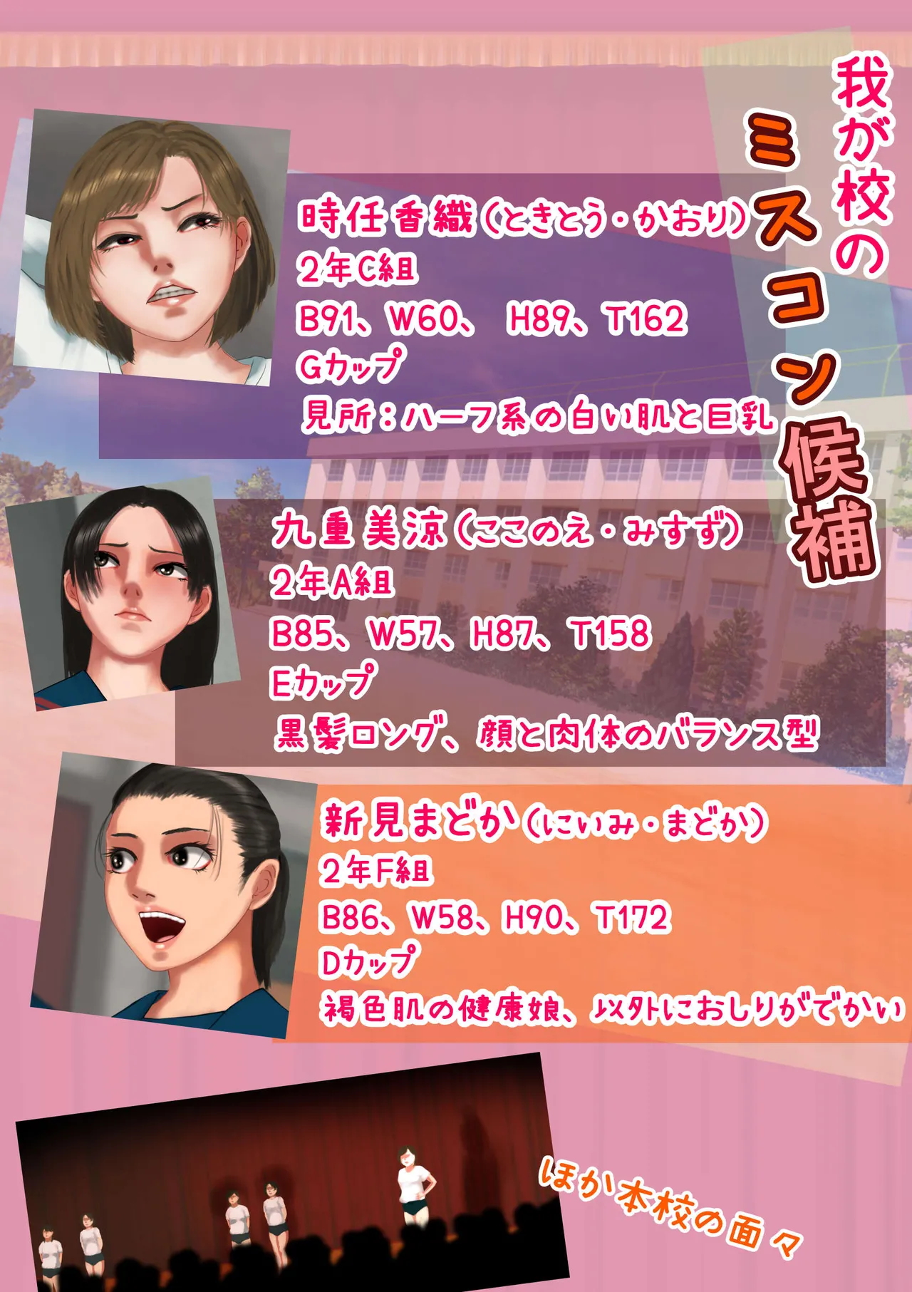 文化祭のミスコンに出ることになったんだけど、担任が気合い入りすぎてヤバい Page.2