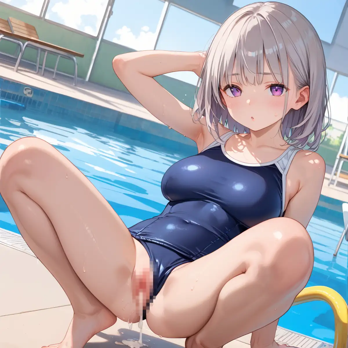 泳ぐよりエッチしよ？8〜水泳部はエチエチすぎる〜【厳選CG200枚収録】 Page.135