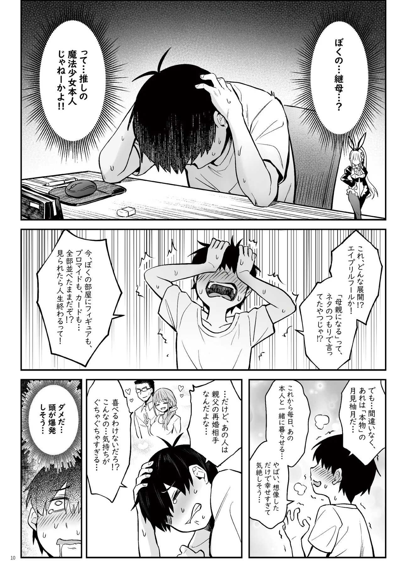 元魔法少女の家族話 月 Page.9
