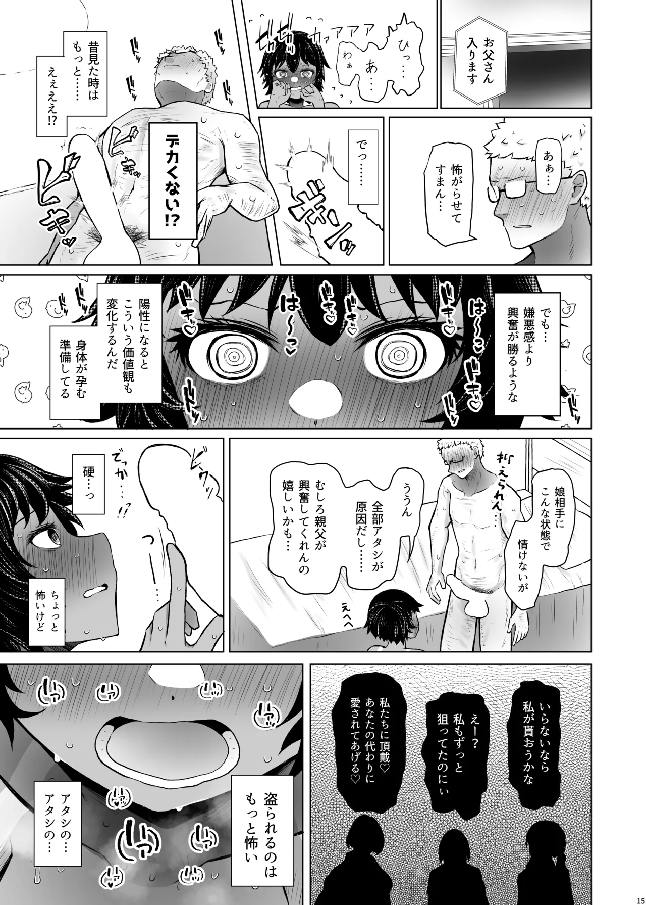 遺伝性疾患のリスクが無いなら実父と子作りしてもいいよね 6 Page.15