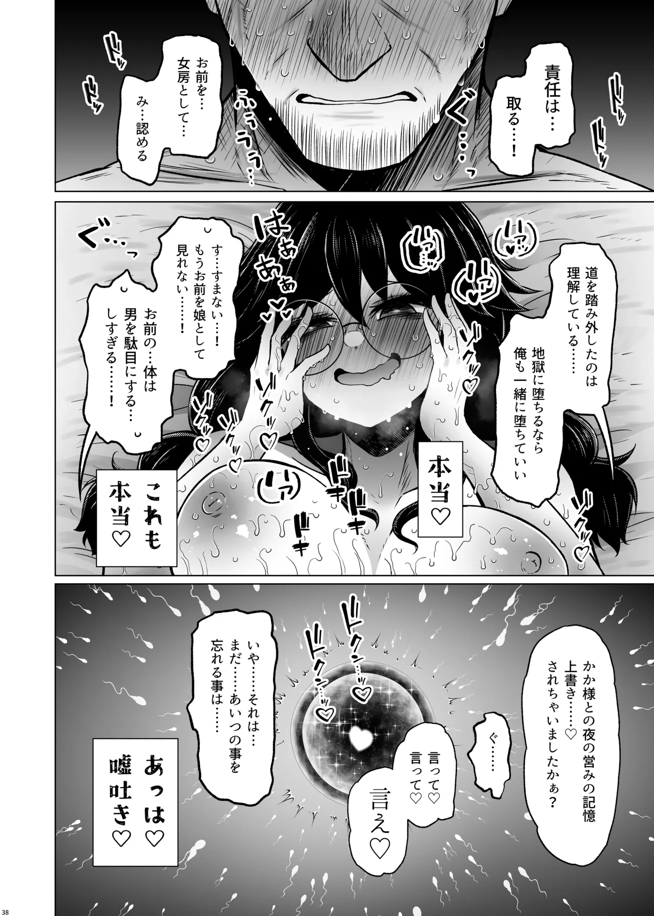 遺伝性疾患のリスクが無いなら実父と子作りしてもいいよね 7 Page.38