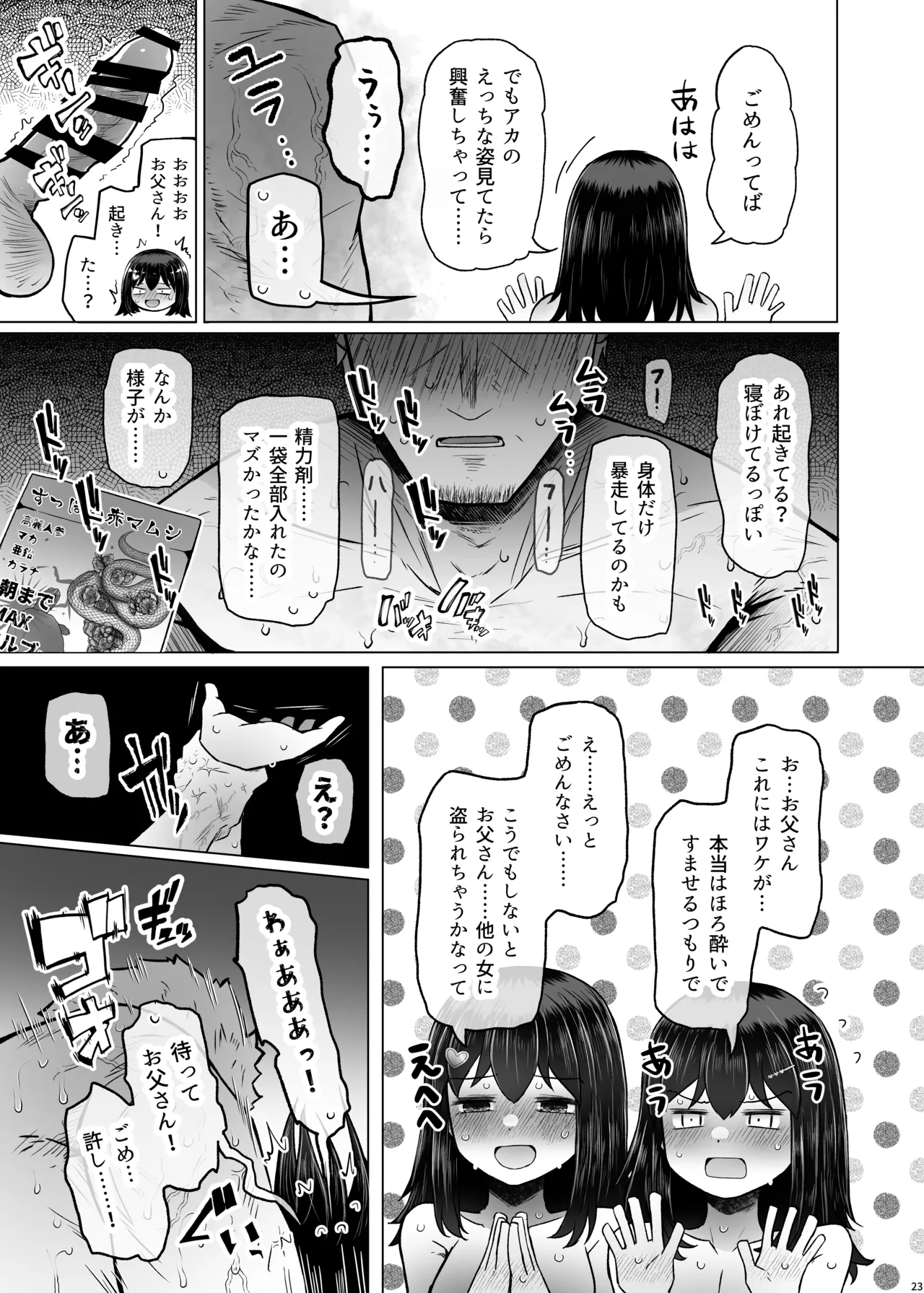 遺伝性疾患のリスクが無いなら実父と子作りしてもいいよね9 Page.23
