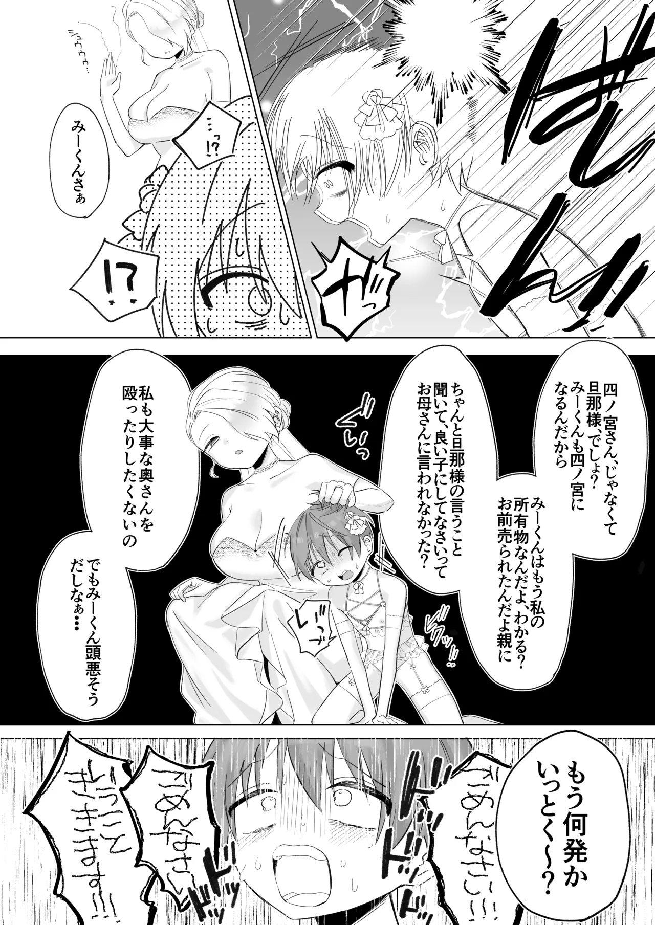 ふたなり旦那様と奴○契約婚 Page.6