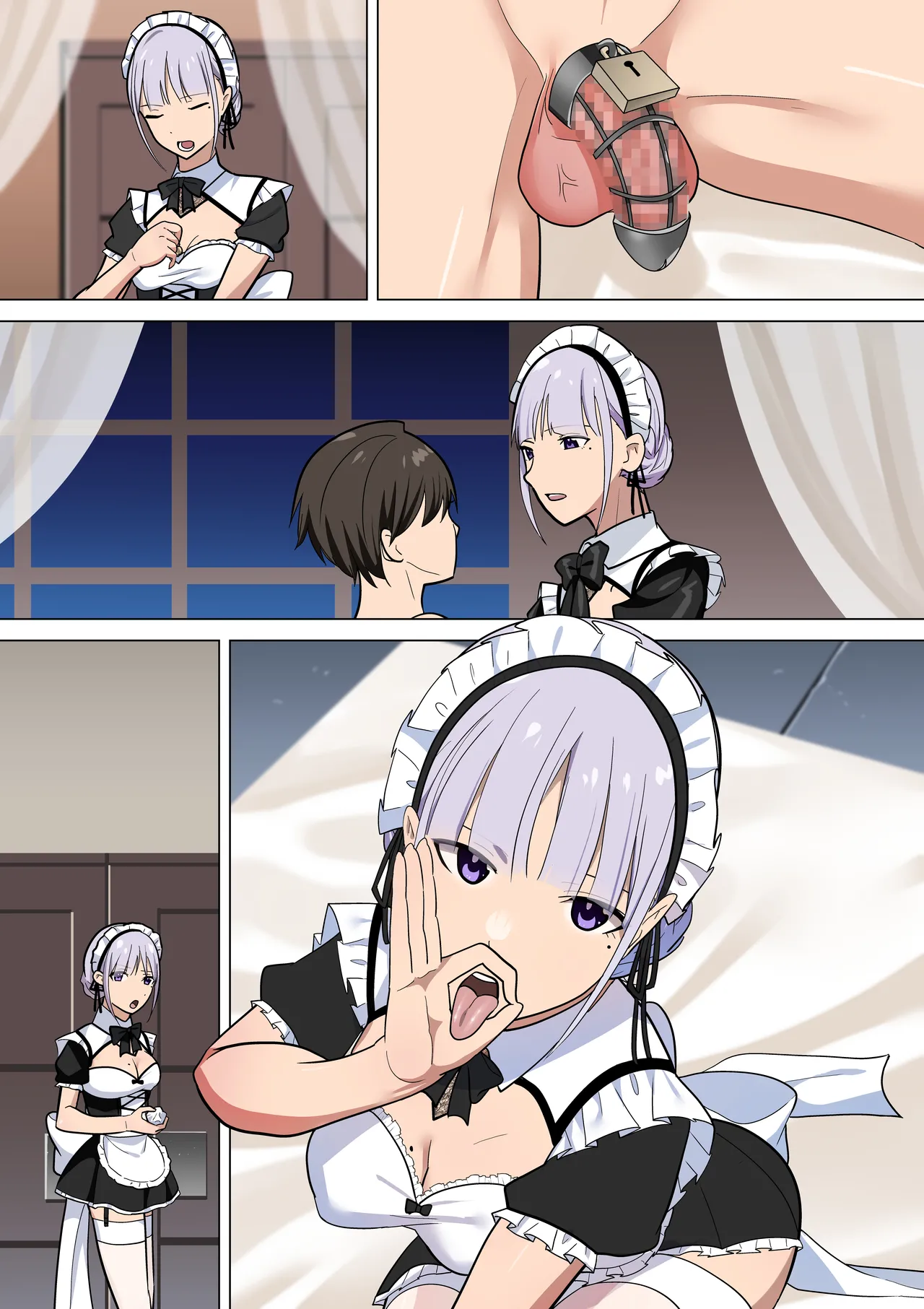 事務的クールメイドさんの射精管理調教 Page.29