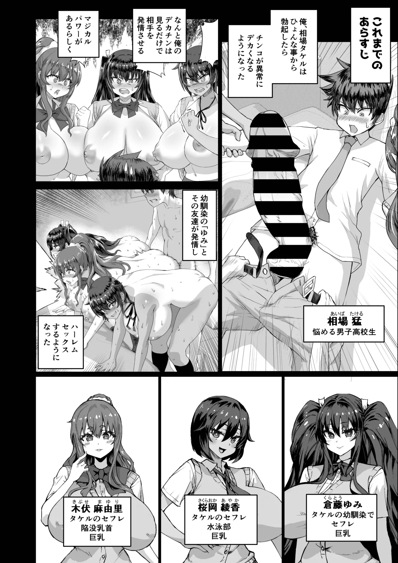 デカチンになったら巨乳幼馴染とその巨乳友達たちが発情してハーレムになった！！5ギャルとわくわく林姦学校 Page.73