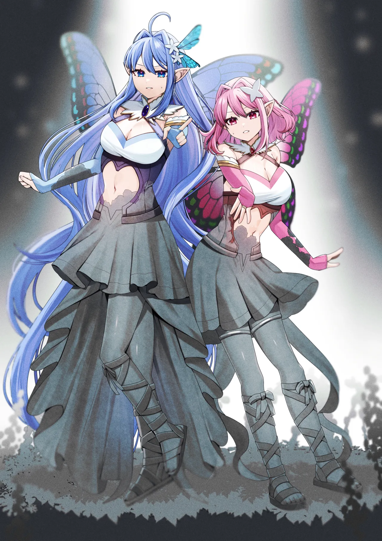 妖精五姉妹の像