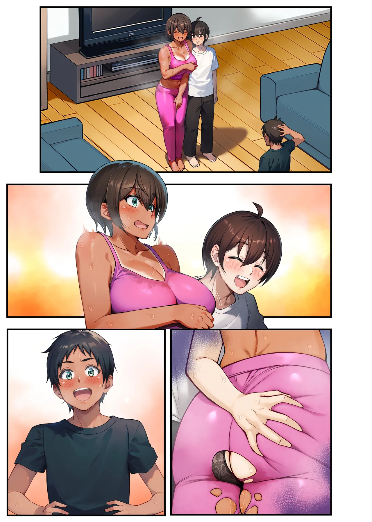 俺の母ちゃんが友達の専用オナホールになる話2 俺の母ちゃんが友達の専用オナホールになる話2 前編 Page.71