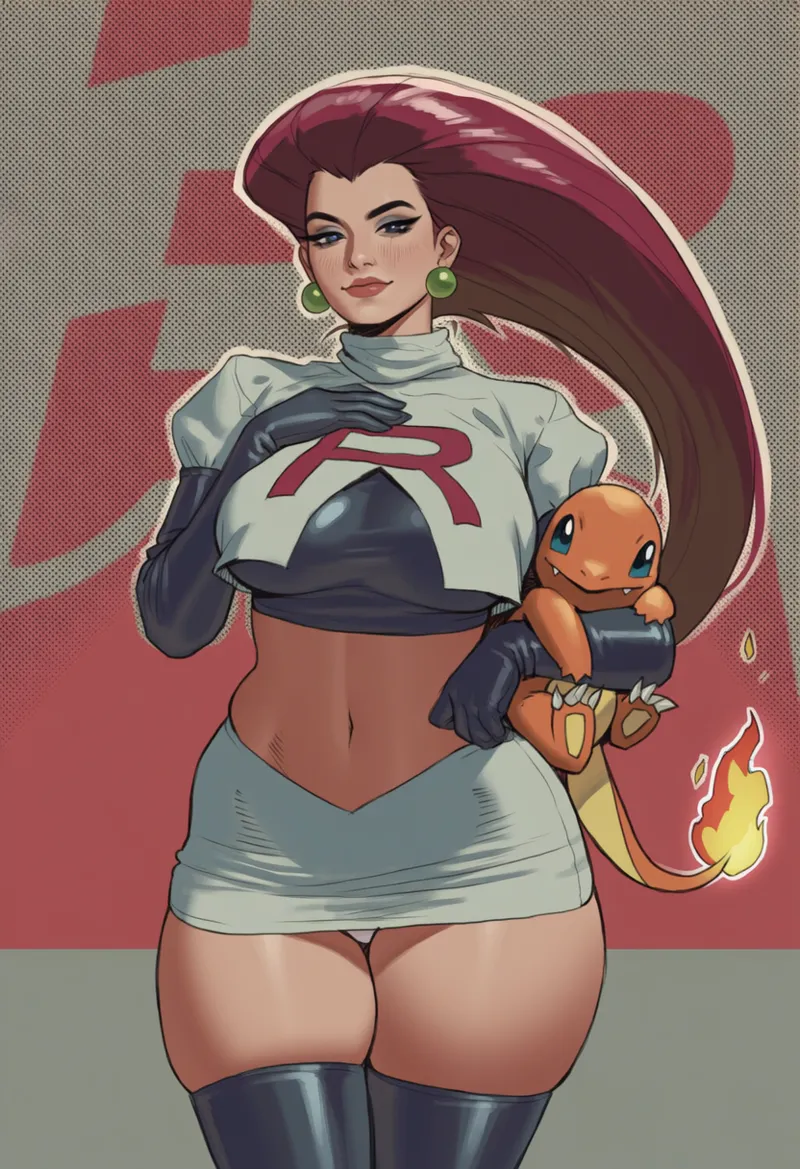 Team Rocket Jessie / Musashi pack 8 Page.385