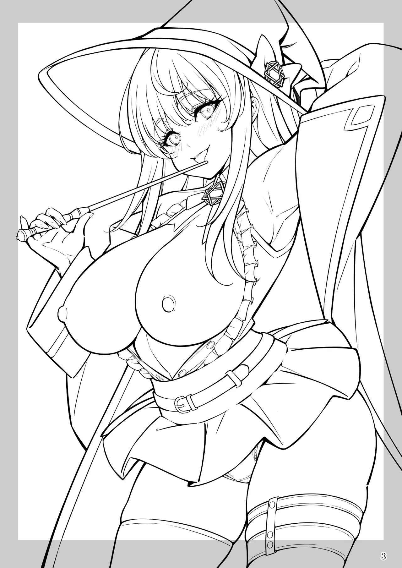 強気な新人魔法使いのえっちな冒険 Page.3