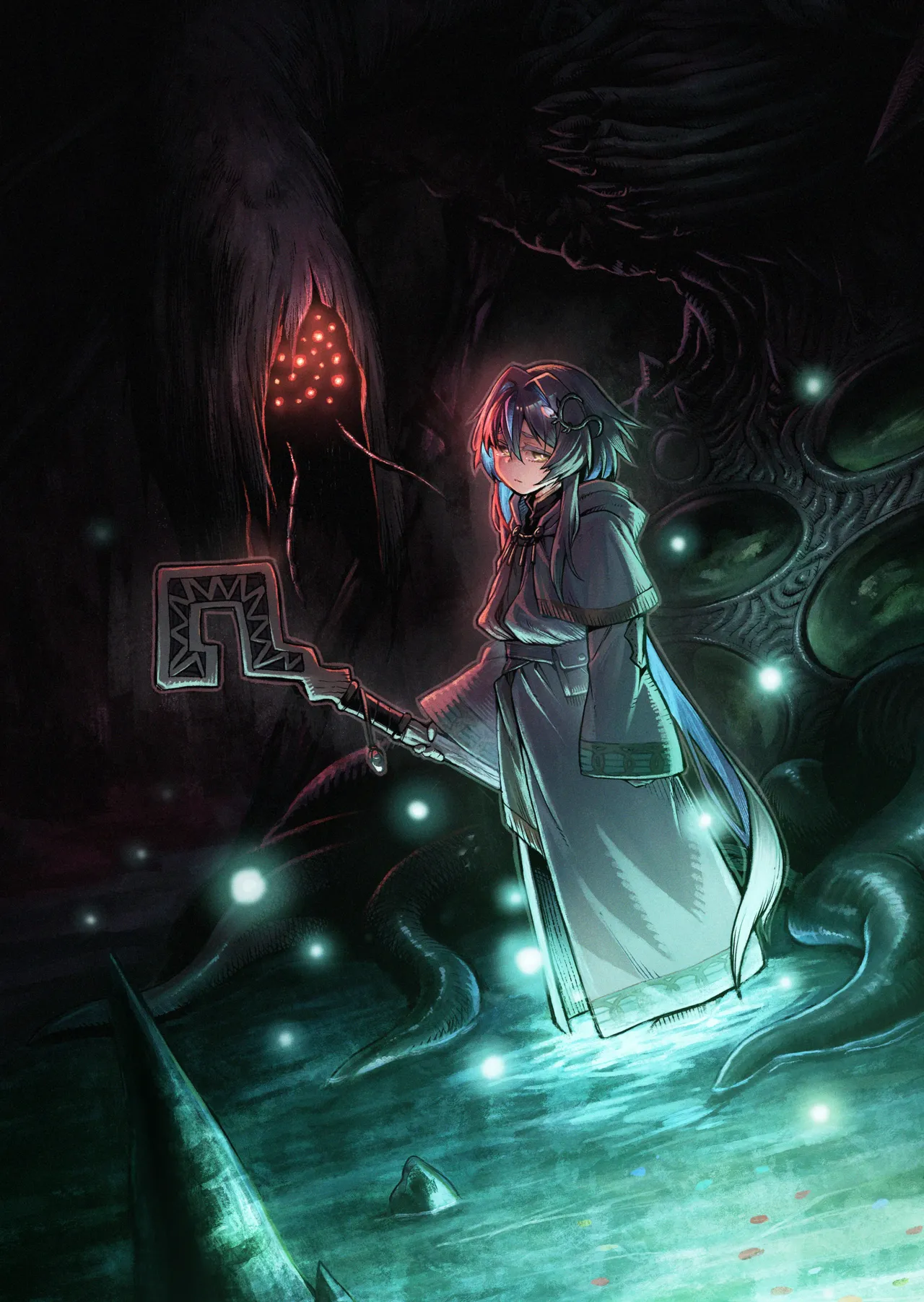 [I'm moralist (柳原ミツキ、犬侍、タケ)] 牝華貪蟲オグフェスカ【前編】[半無修正] 日文 Page.66