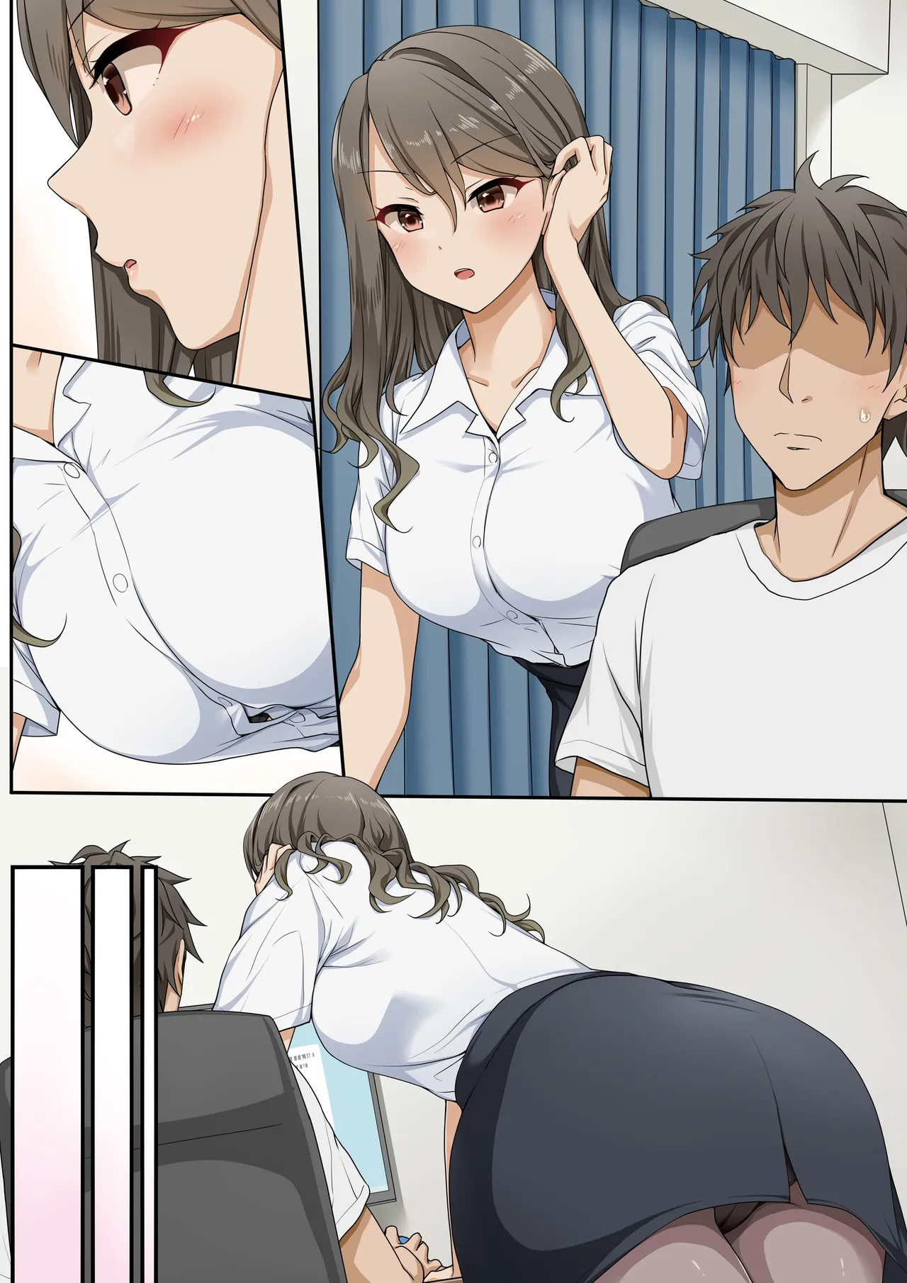 世話焼き美人のエロ漫画編集さんにヌきまくって貰いながら原稿頑張る話 Page.35