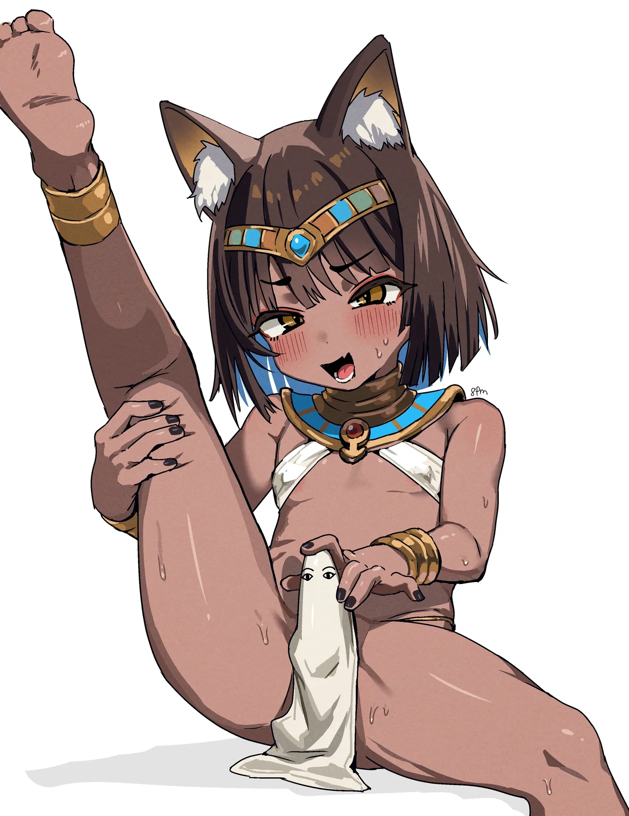 らくがき褐色エジプト猫耳 Page.11