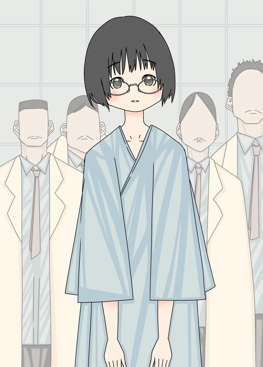 研究のために強制的に裸にされて浣腸された少女 Page.2