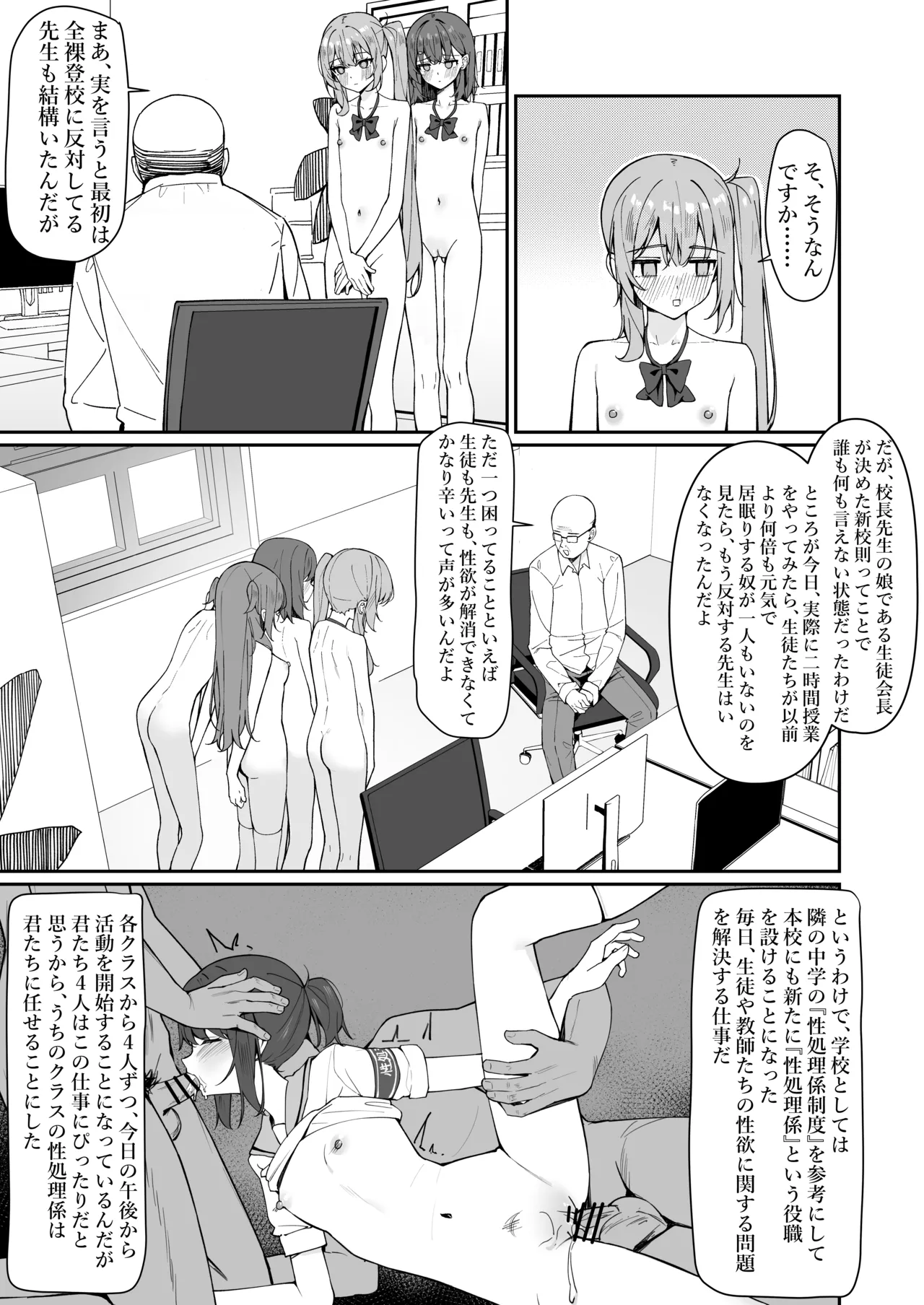 今日から全裸登校① Page.49