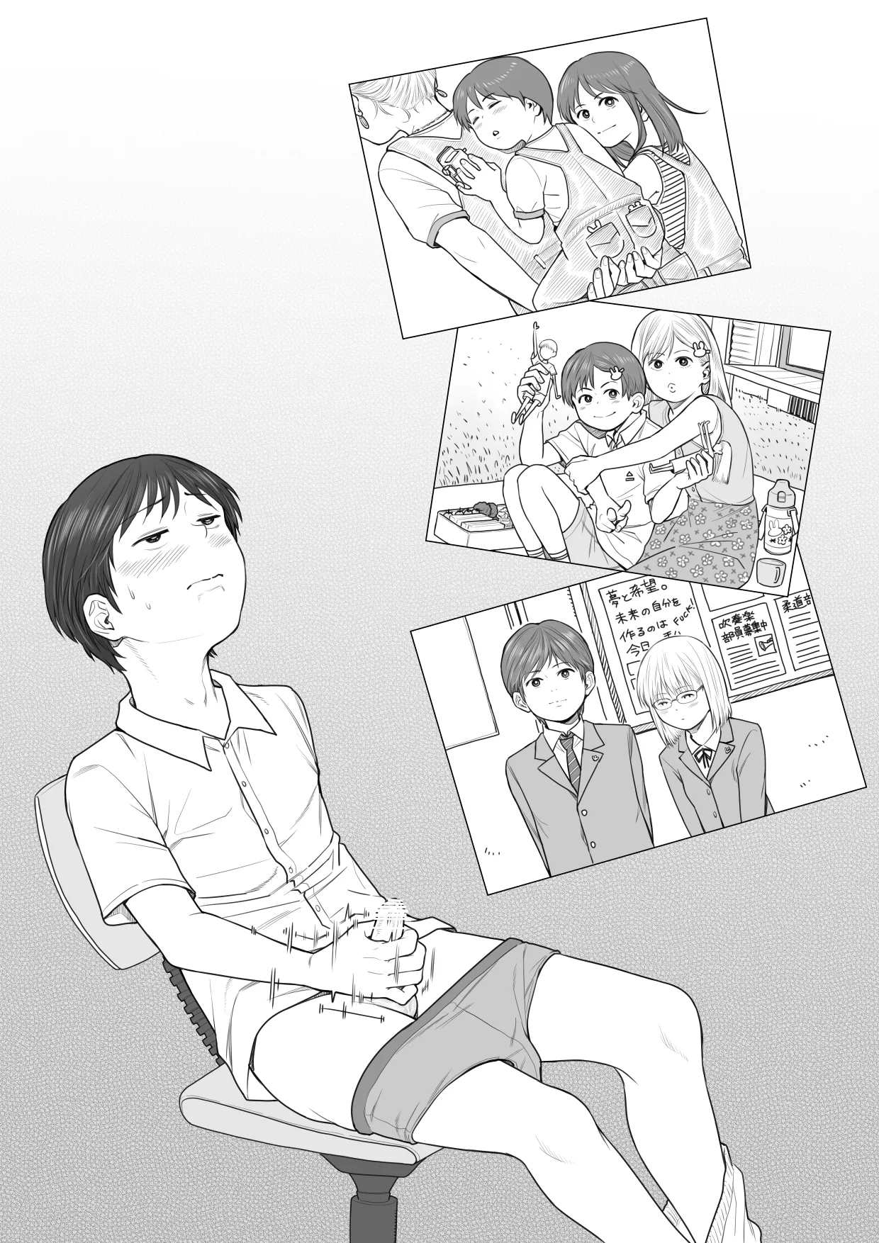 ホテルでのおたのしみ -KくんとUくんは生でだらだらイキたい- Page.55