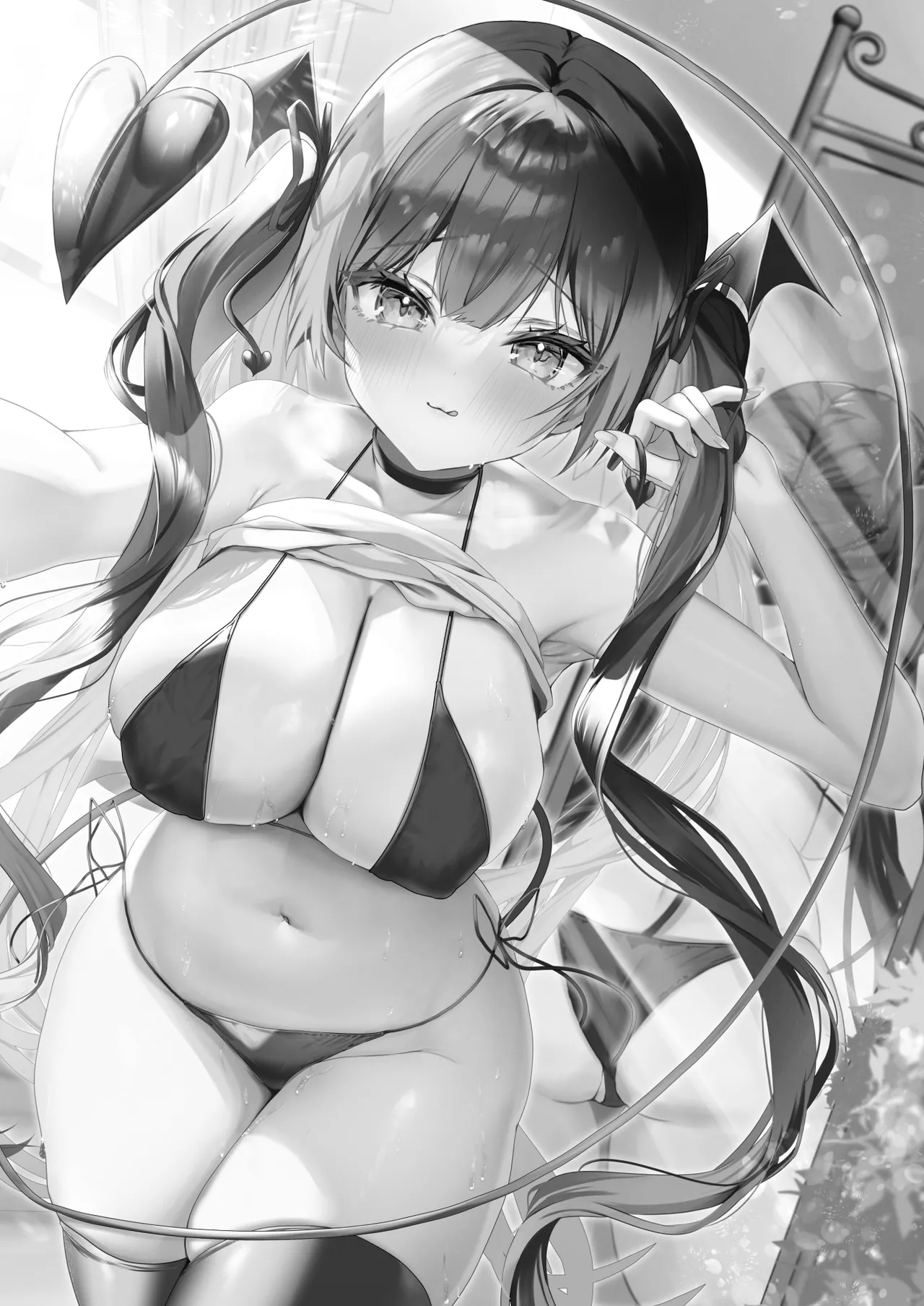 小悪魔ちゃんのこうげき！9汗だくお部屋水着えっち編 Page.2