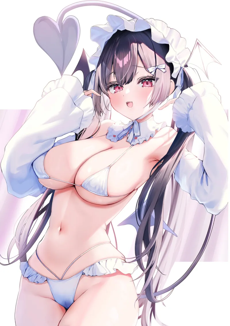 小悪魔ちゃんのこうげき！9汗だくお部屋水着えっち編 Page.27