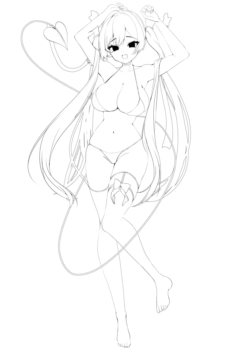 小悪魔ちゃんのこうげき！9汗だくお部屋水着えっち編 Page.31