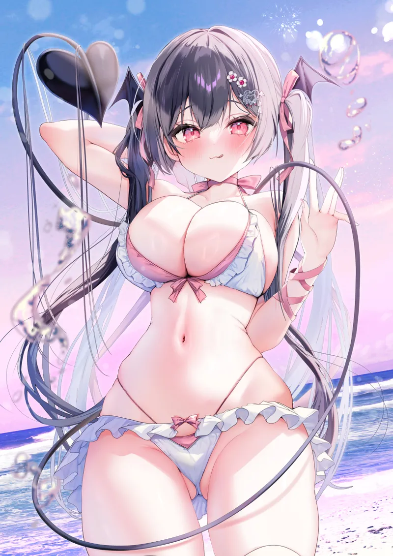 小悪魔ちゃんのこうげき！9汗だくお部屋水着えっち編 Page.32