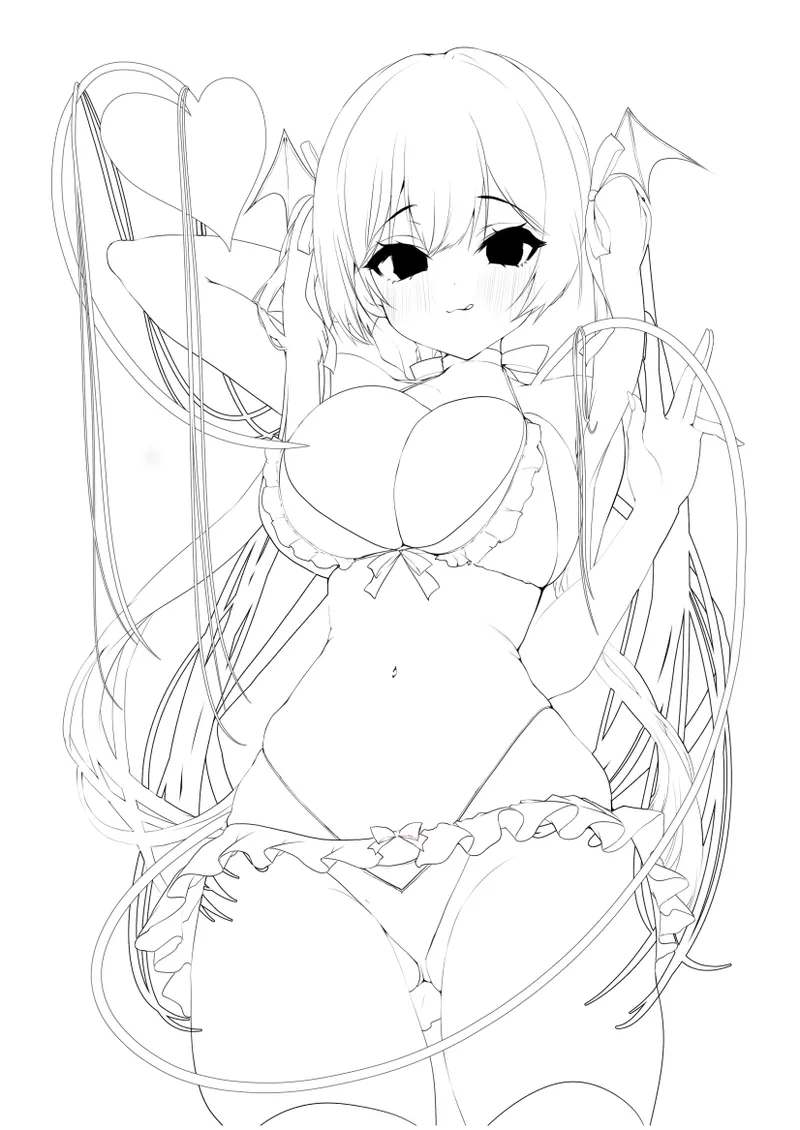 小悪魔ちゃんのこうげき！9汗だくお部屋水着えっち編 Page.33