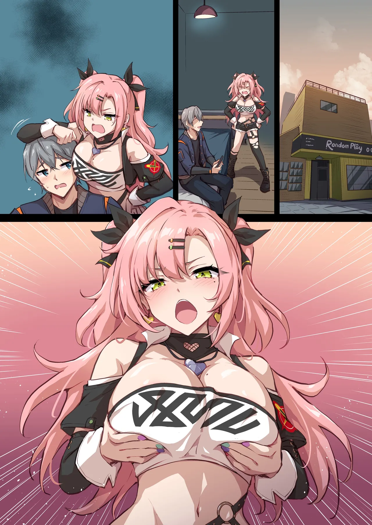 ゼンゼロ合同誌用の漫画チラ見せ Page.5