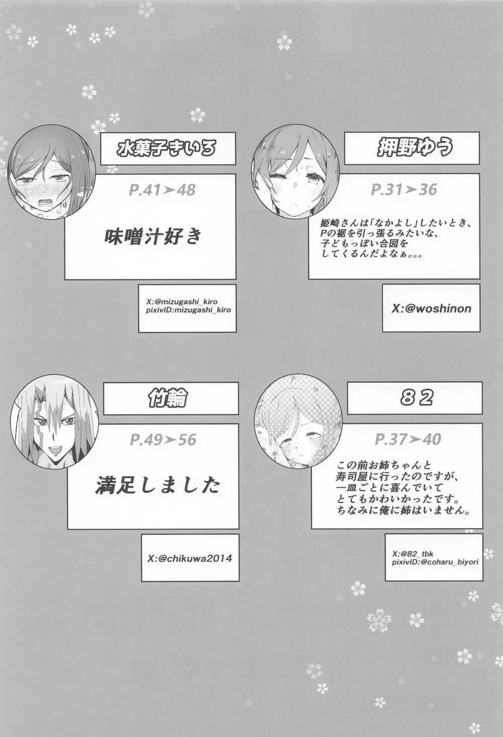 姫崎莉波ドスケベ合同誌『Hamidasy trick』 Page.58