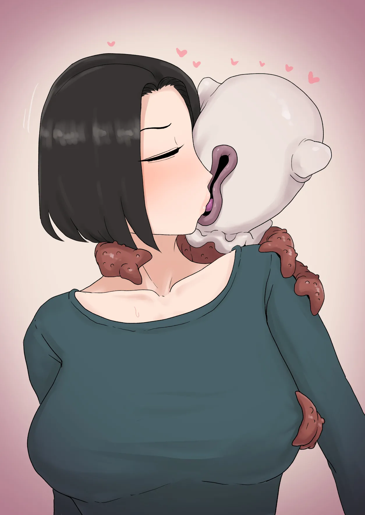 異形に愛され、堕ちる人妻 Page.374