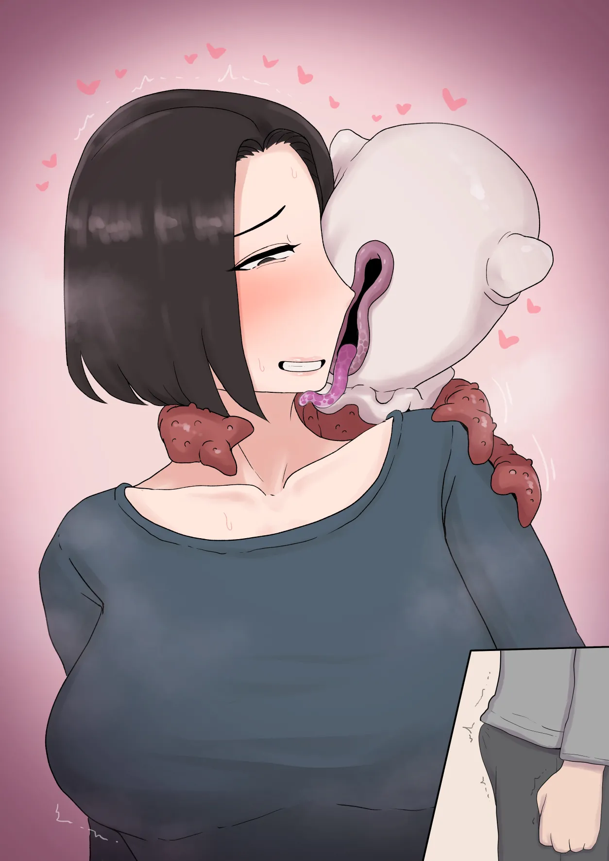 異形に愛され、堕ちる人妻 Page.468